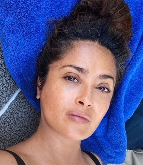 salma hayek no makeup